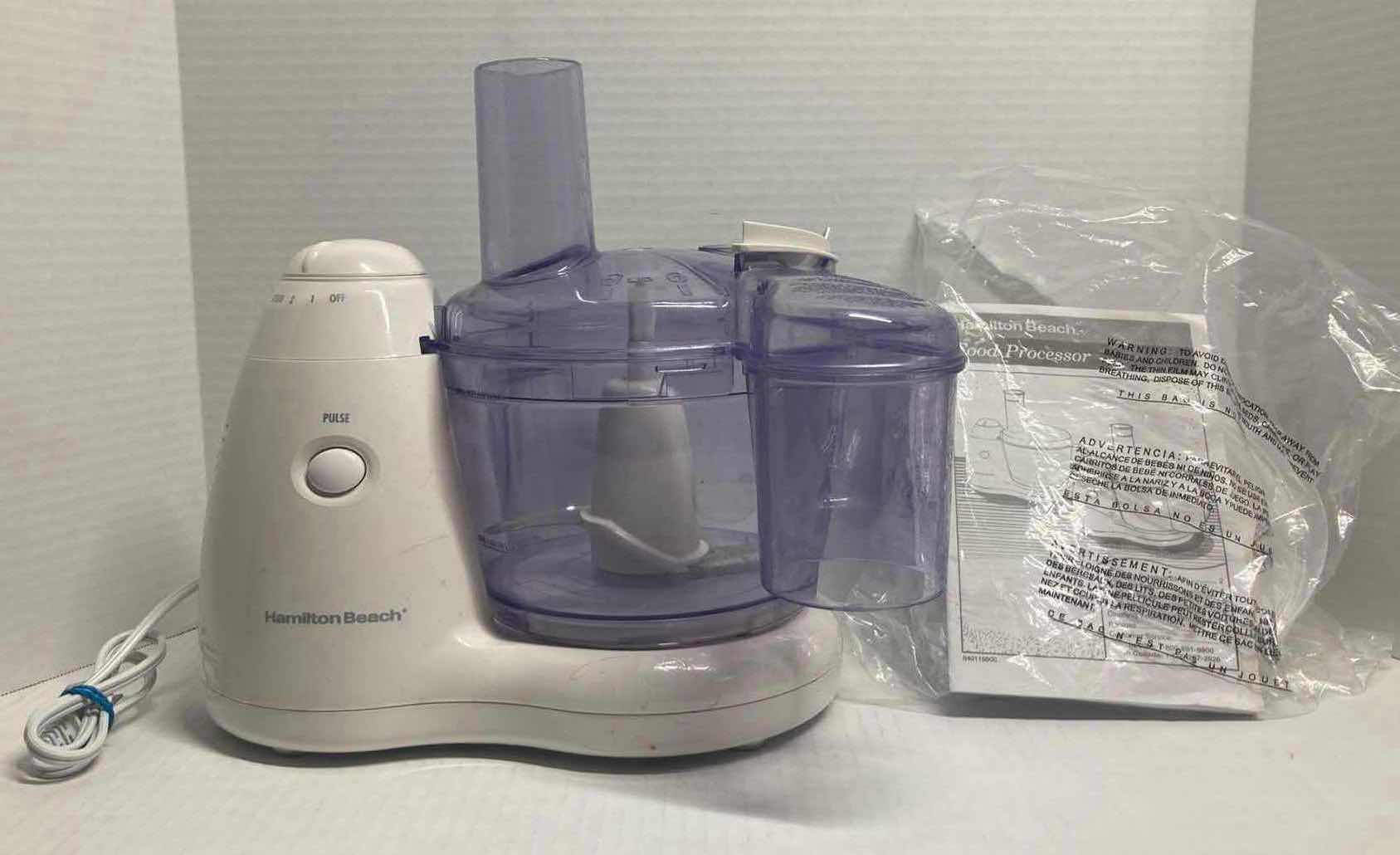 Photo 1 of HAMILTON BEACH FOOD PROCESSOR MODEL 70560R