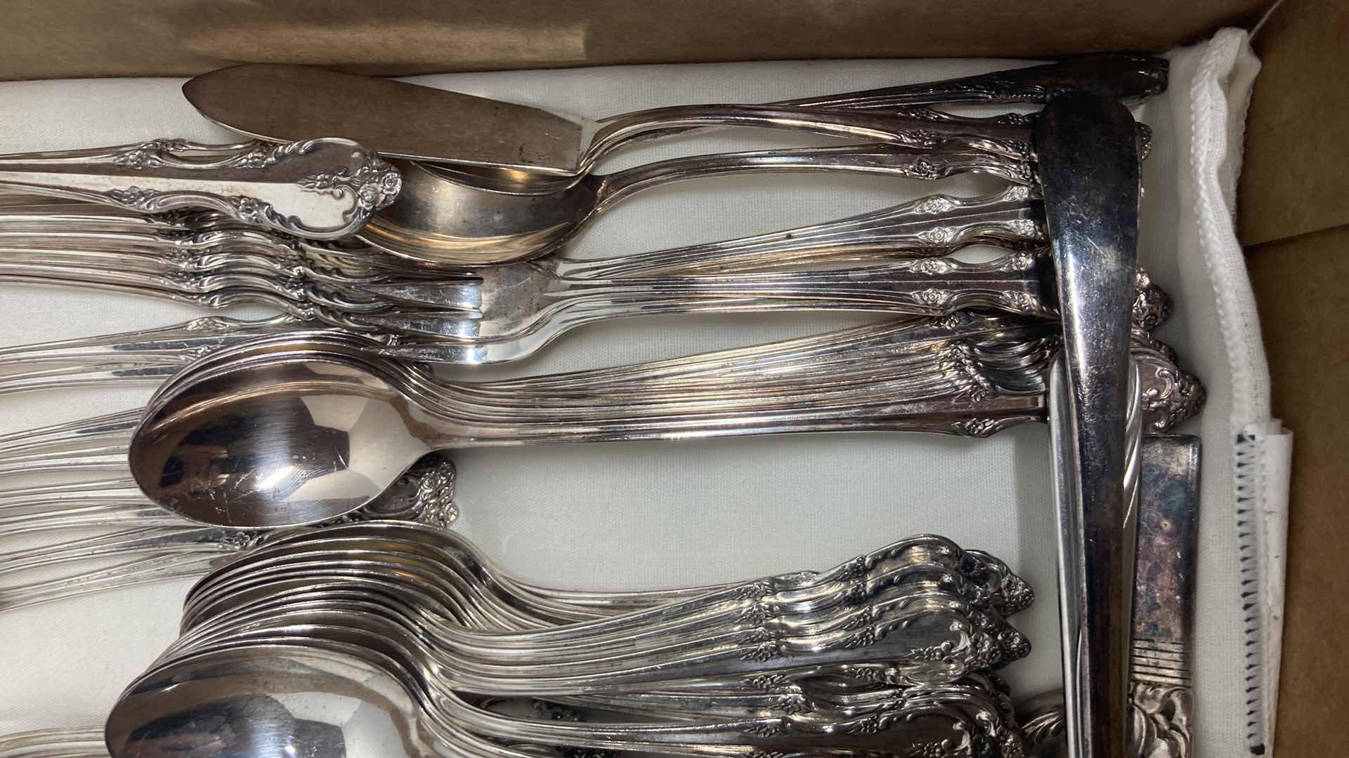 Photo 1 of ROGERS & BRO SILVER PLATED FLATWARE SET