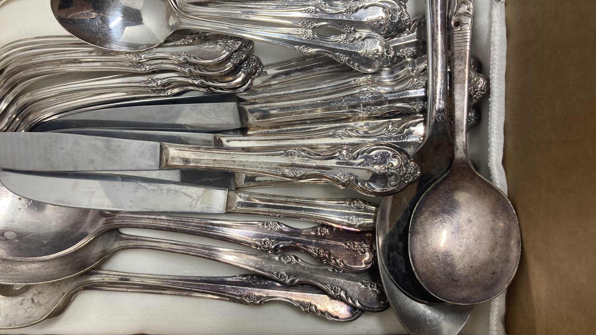 Photo 1 of ROGERS & BRO SILVER PLATED FLATWARE SET
