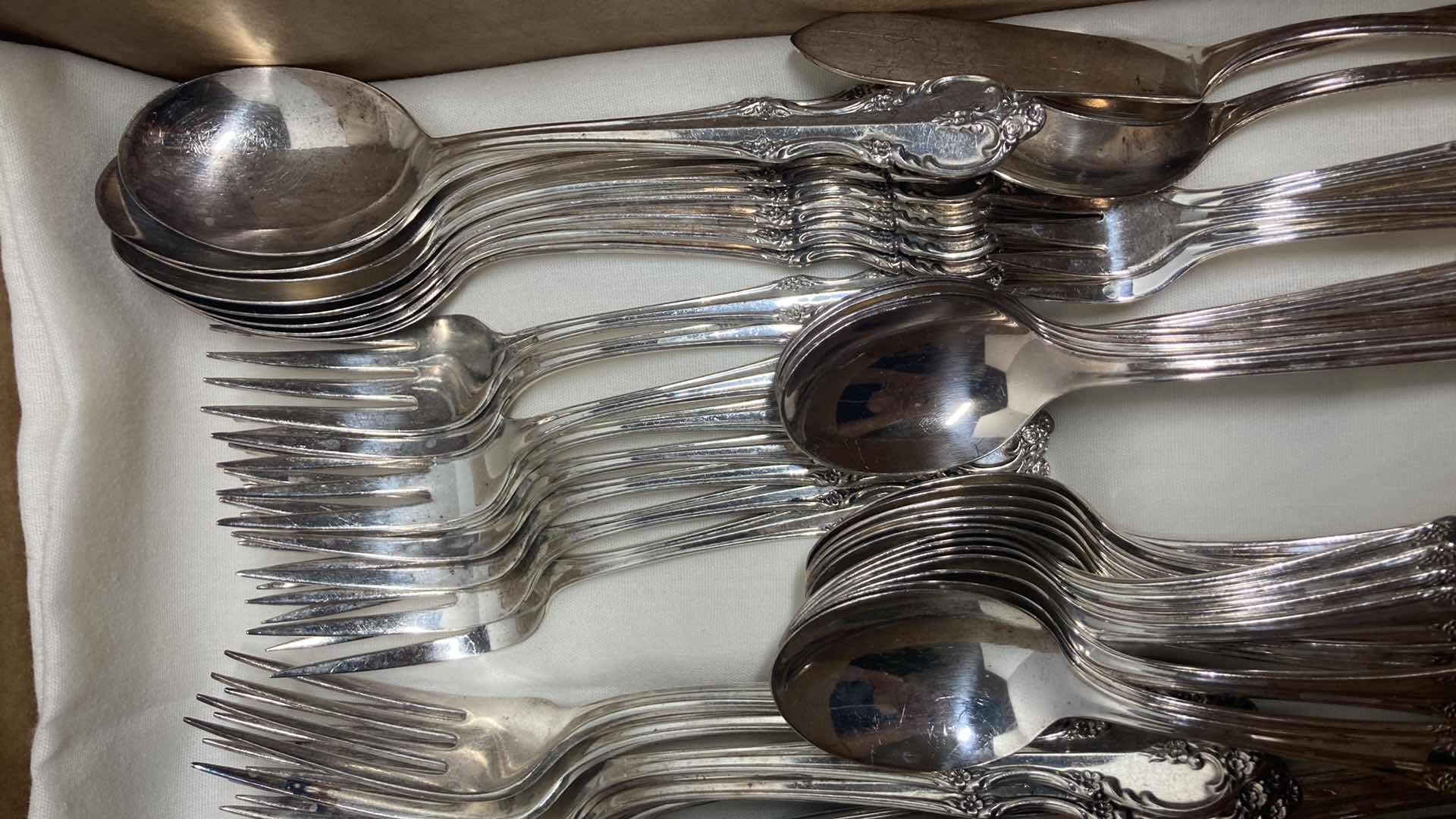 Photo 1 of ROGERS & BRO SILVER PLATED FLATWARE SET