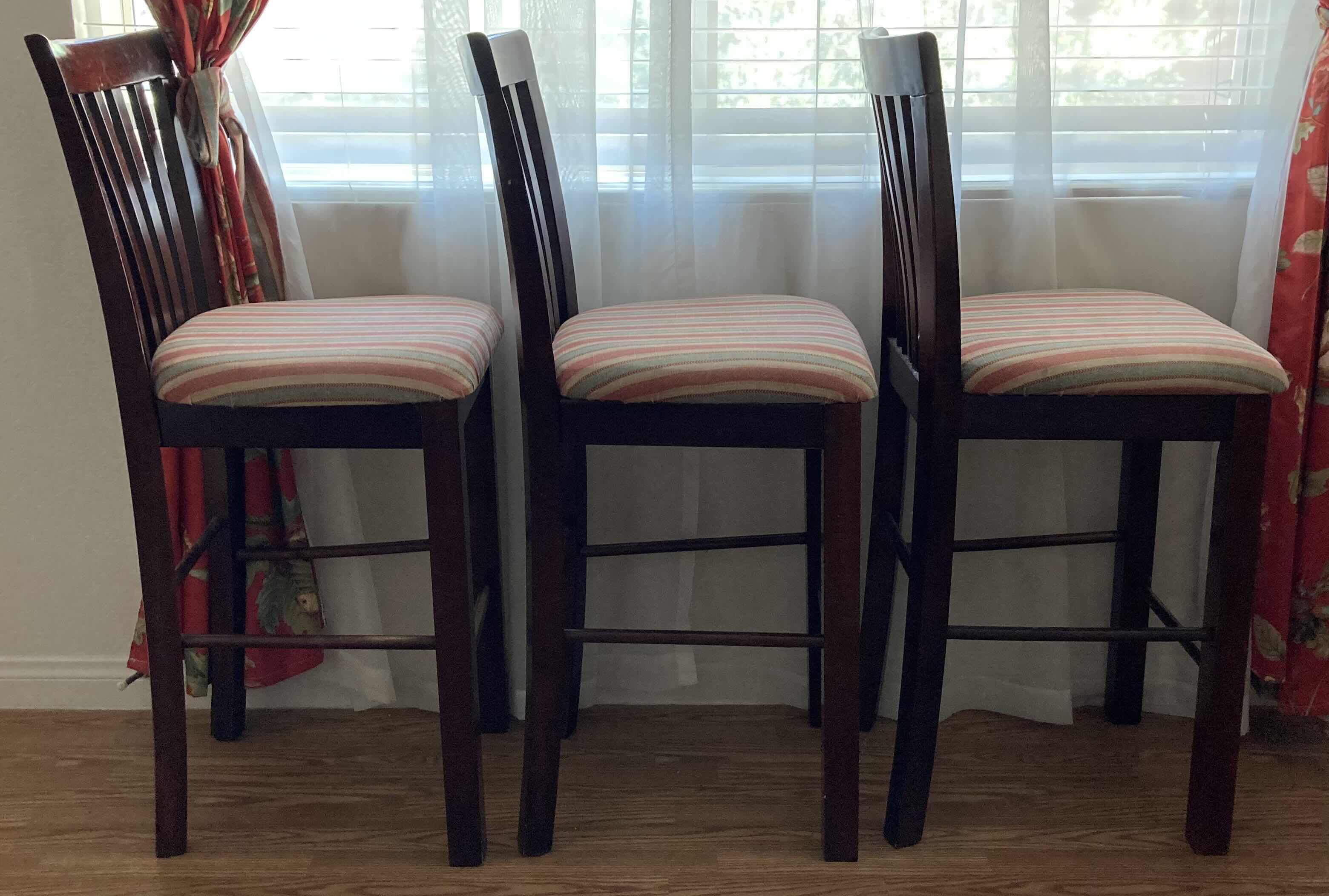 Photo 1 of BAR STOOLS 16” X 16.5” H42.5” (SET OF 3)