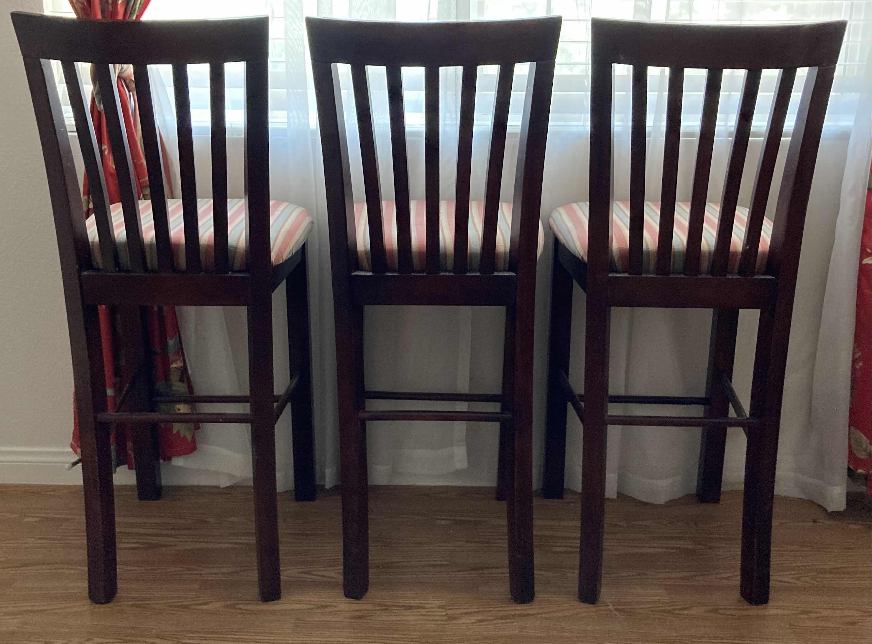 Photo 1 of BAR STOOLS 16” X 16.5” H42.5” (SET OF 3)