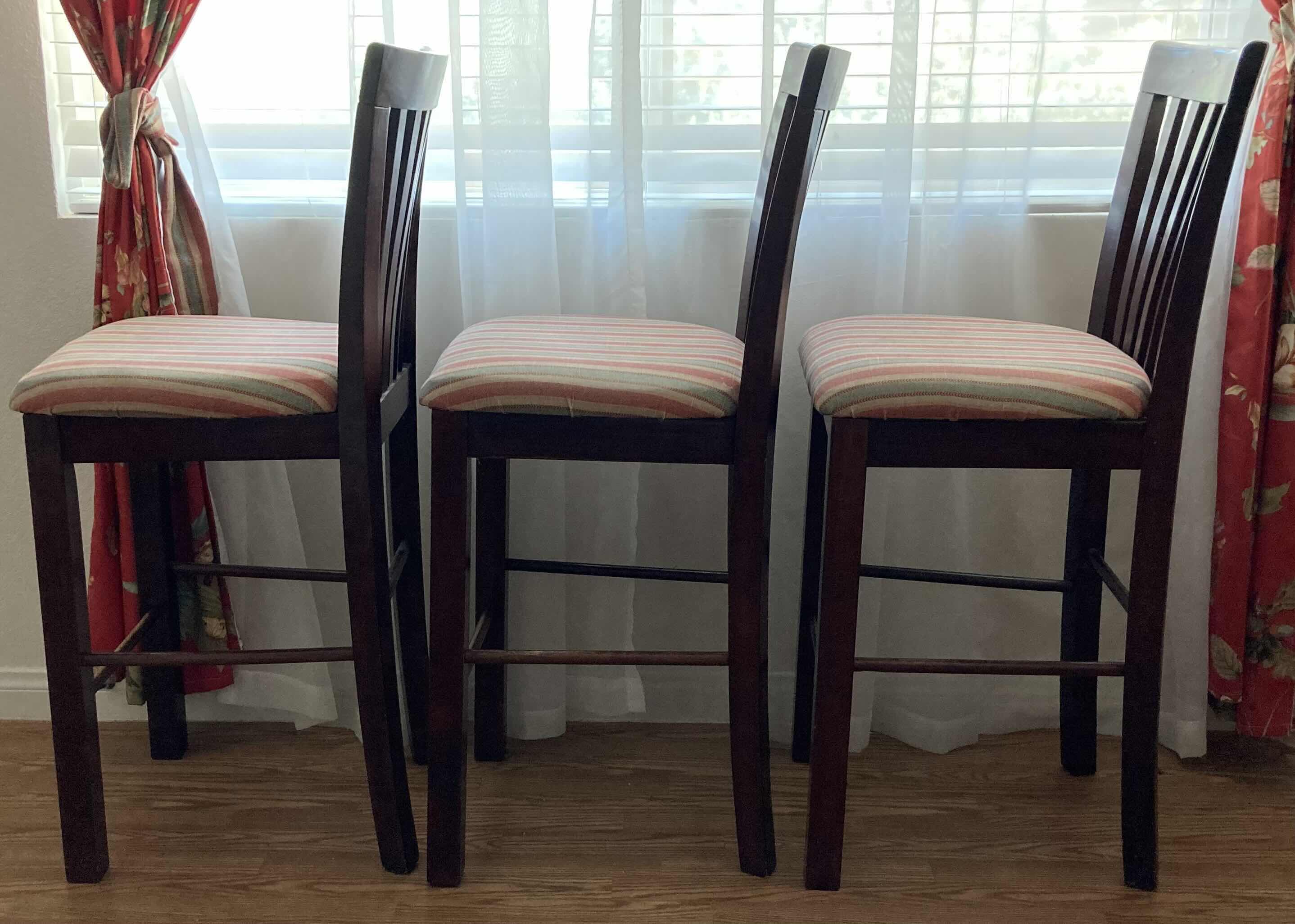 Photo 1 of BAR STOOLS 16” X 16.5” H42.5” (SET OF 3)