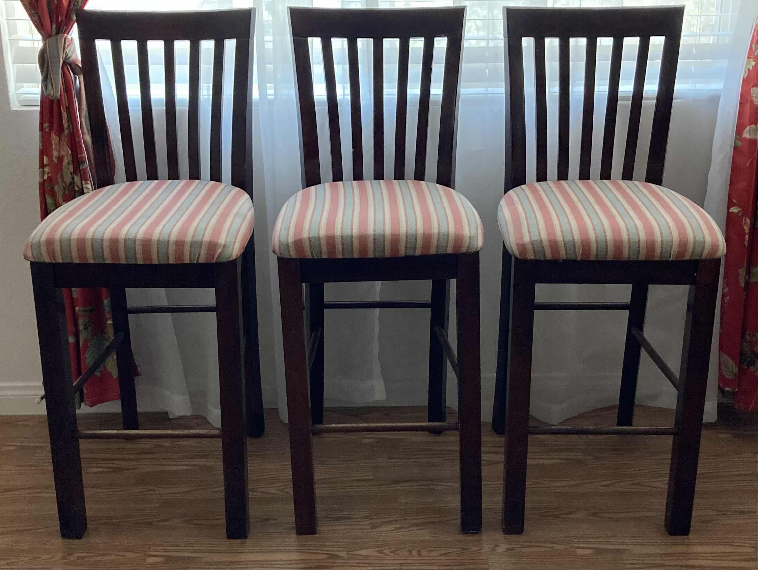 Photo 1 of BAR STOOLS 16” X 16.5” H42.5” (SET OF 3)