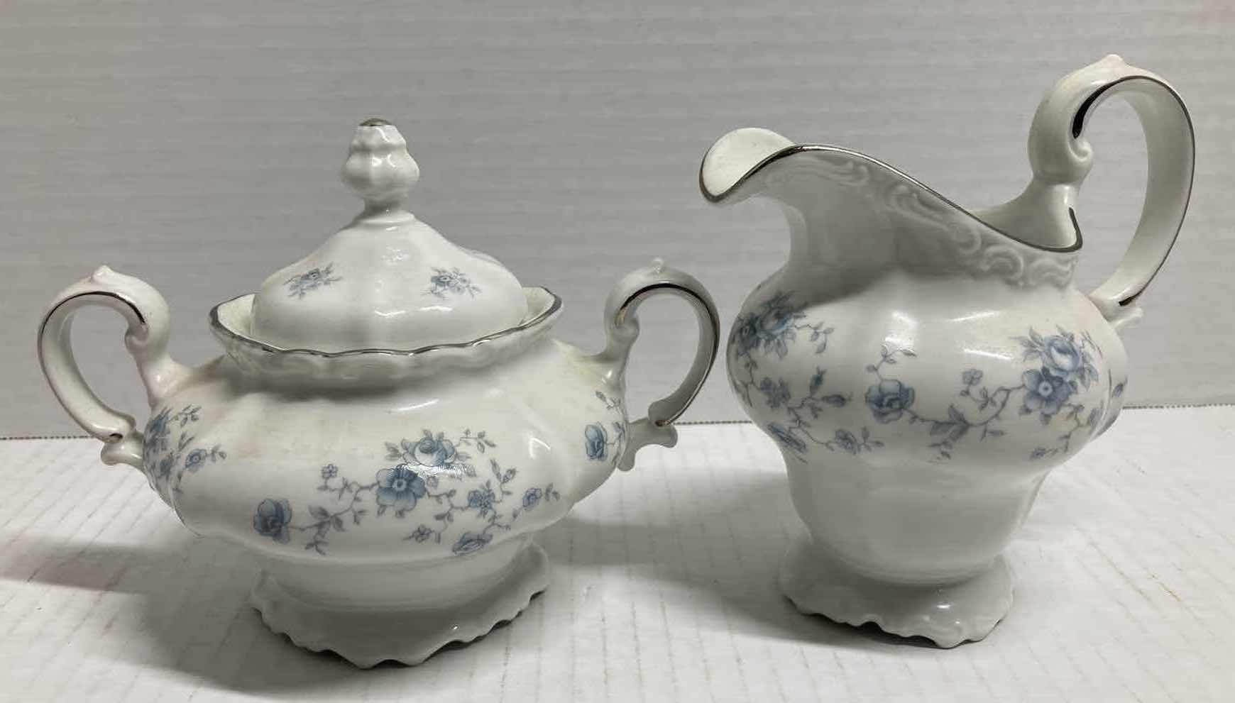 Photo 1 of JOHANN HAVILAND BLUE GARLAND GERMAN FINE CHINA TEA/COFFEE SET 8PC