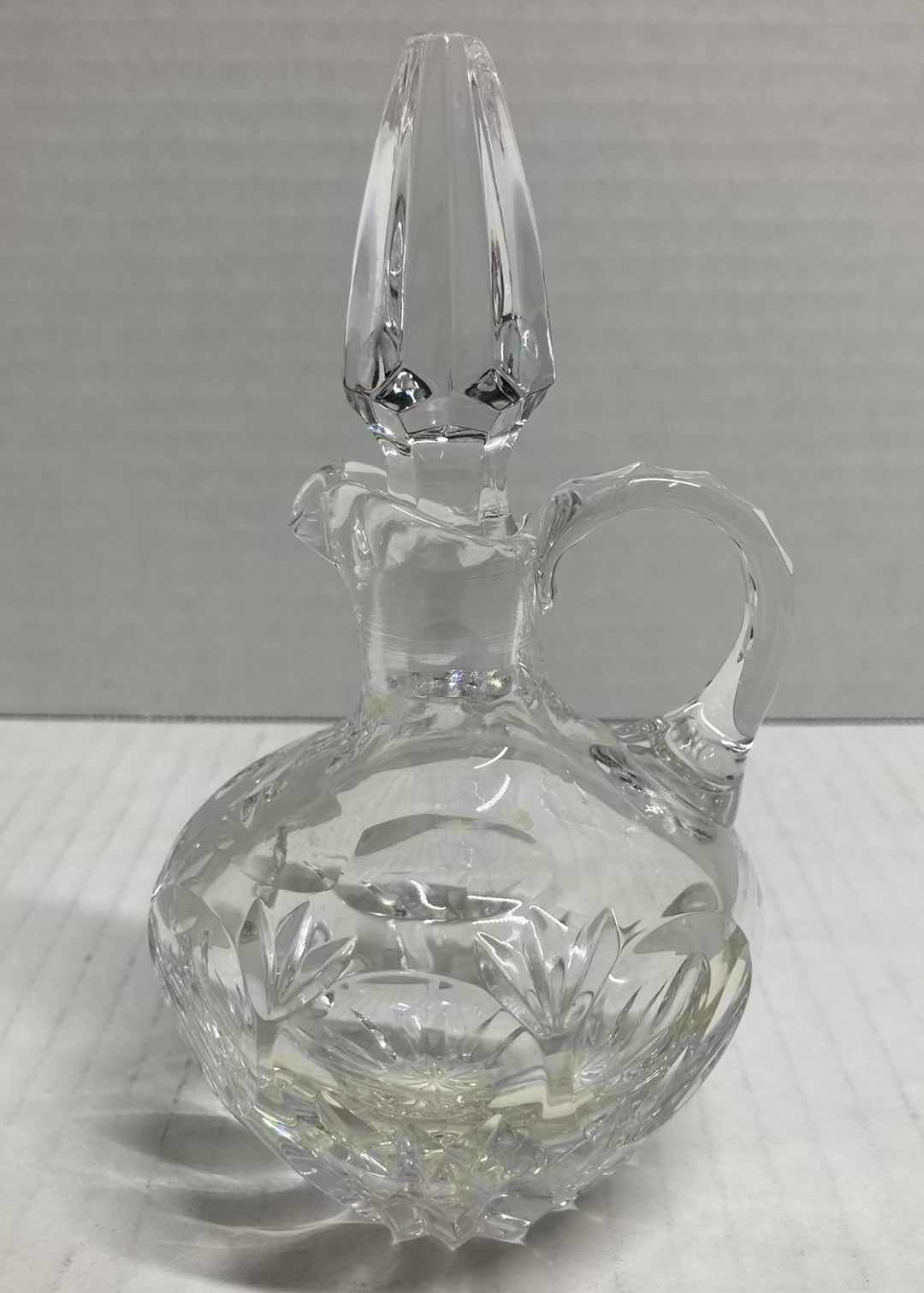 Photo 1 of GORHAM CRYSTAL LA SCALA CRUET W STOPPER H6”