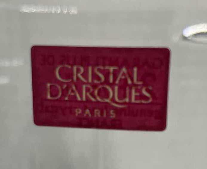 Photo 1 of CRISTAL D’ARQUES FRENCH CRYSTAL LONGCHAMP CHAMPAGNE BUCKET 8.25” X 7.85”