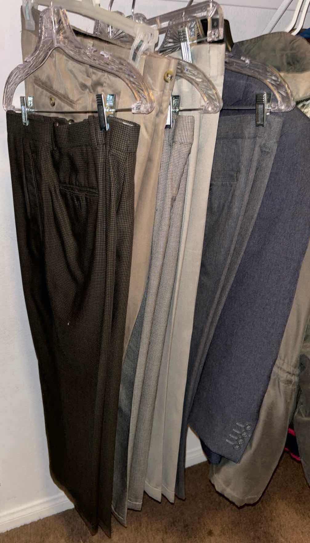Photo 1 of MENS CLOTHING (SIZES MED-LARGE, 34x29, 36x30)