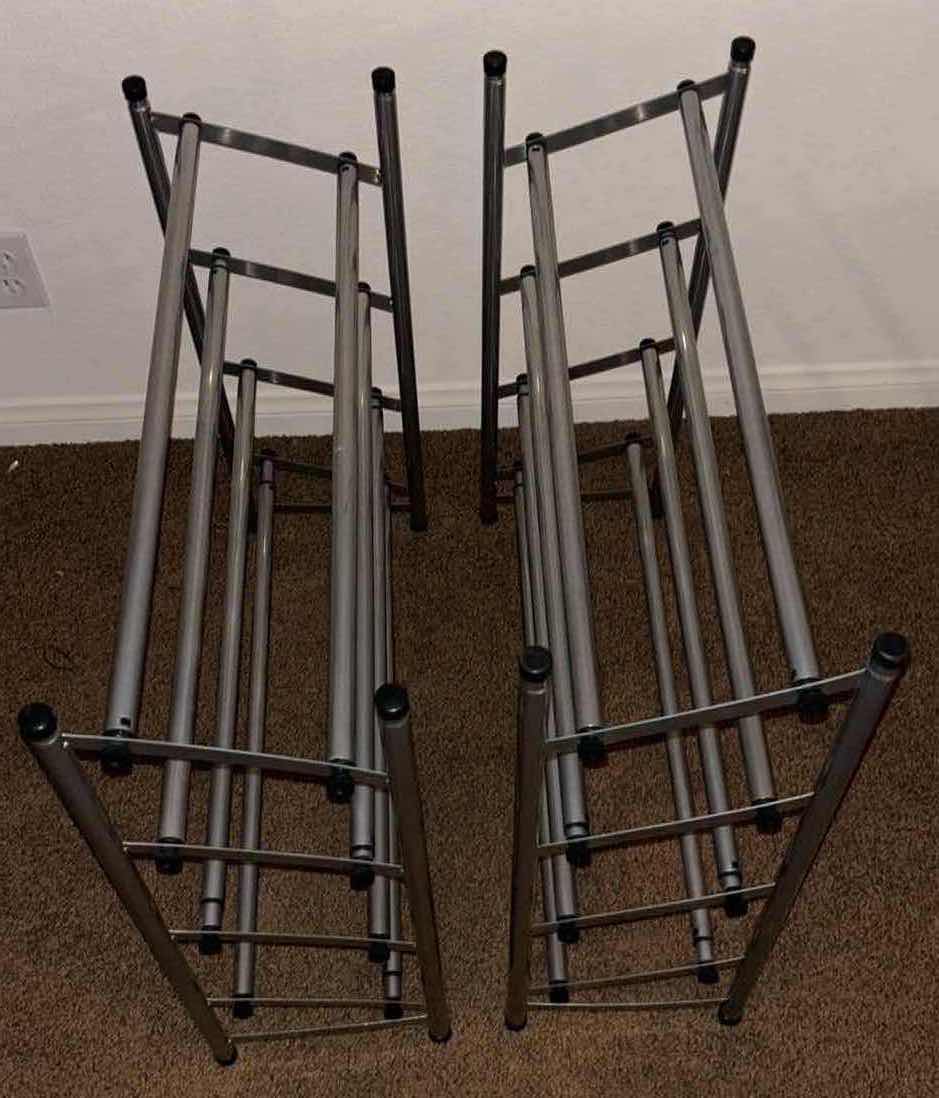 Photo 1 of ADJUSTABLE SHOE ORGANIZER/RACKS, (24”- 46”) (2)