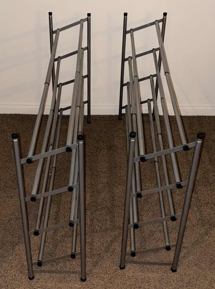 Photo 1 of ADJUSTABLE SHOE ORGANIZER/RACKS, (24”- 46”) (2)
