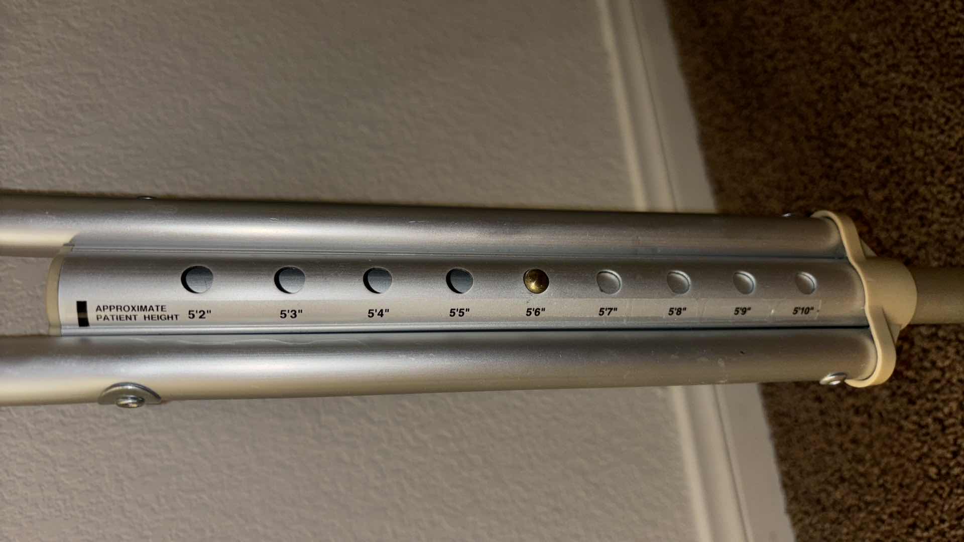 Photo 1 of CAREX CRUTCHES (5’2” - 5’10”) & CANE