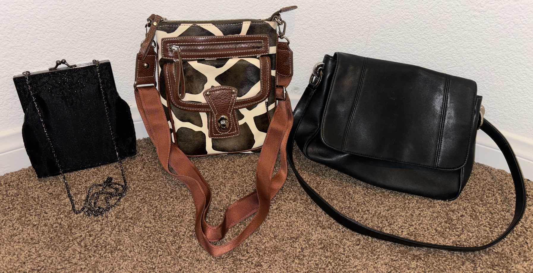 Photo 1 of ASSORTED WOMENS PURSES (3)