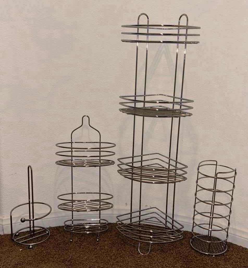 Photo 1 of 4 PC CHROME BATHROOM & SHOWER ACCESSORIES