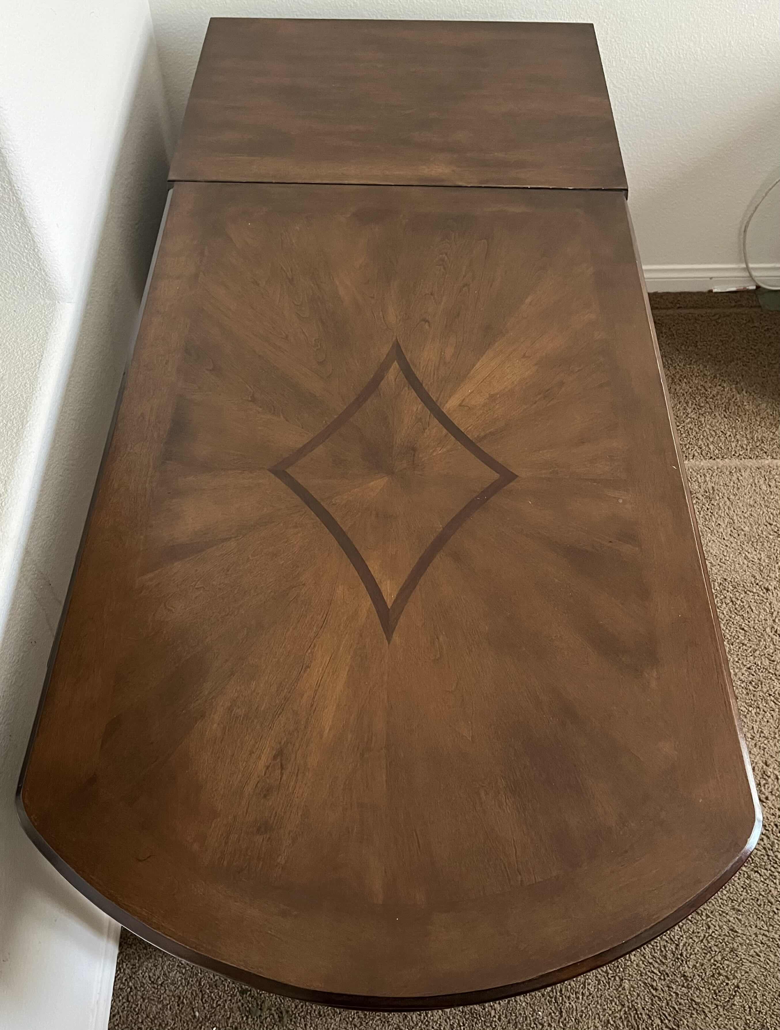 Photo 1 of ASHLEY FURNITURE CHERRY WALNUT FINISH WRITING COMPUTER DESK 69.25” X 30” H30”