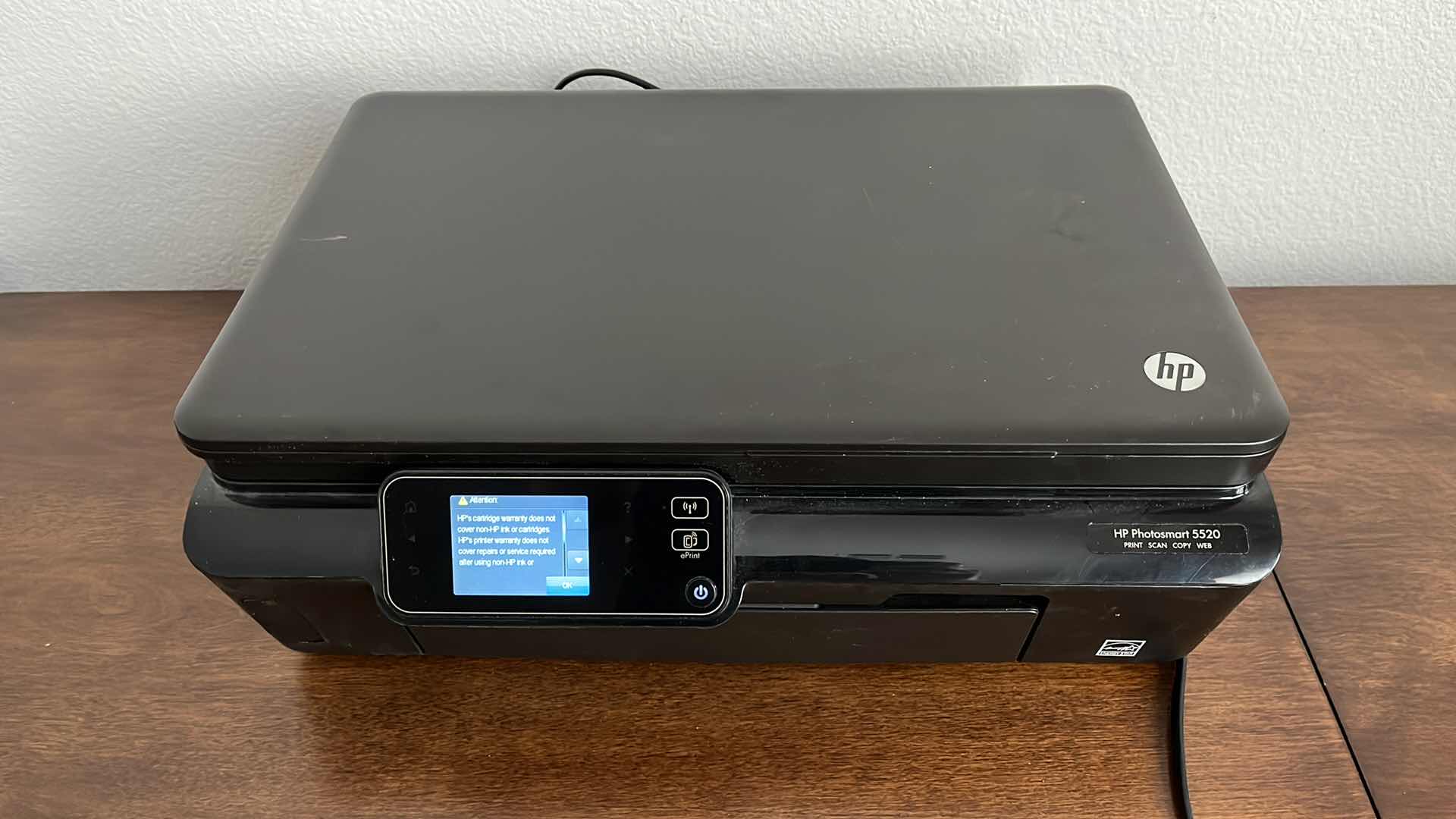 Photo 1 of HP PHOTO SMART 5520 ALL IN ONE PRINTER MODEL SNPRH-1103