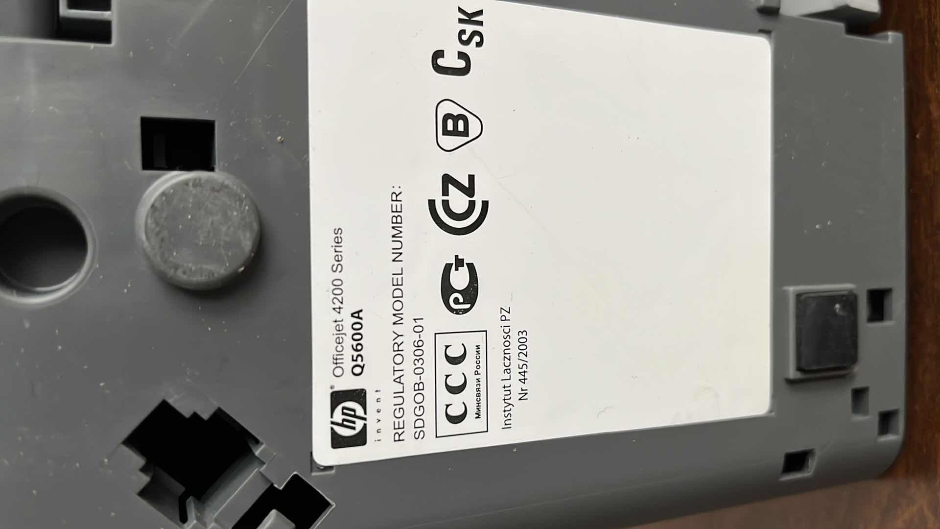 Photo 1 of CANON SELPHY PHOTO PRINTER MODEL DS810 & HP 4200 SERIES OFFICE JET ALL IN 1 PRINTER MODEL Q5600A W ACCESSORIES