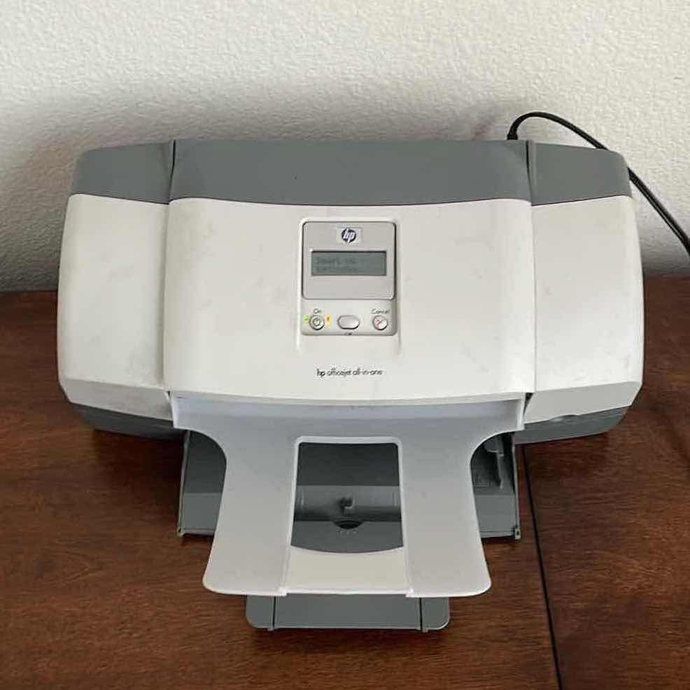 Photo 1 of CANON SELPHY PHOTO PRINTER MODEL DS810 & HP 4200 SERIES OFFICE JET ALL IN 1 PRINTER MODEL Q5600A W ACCESSORIES