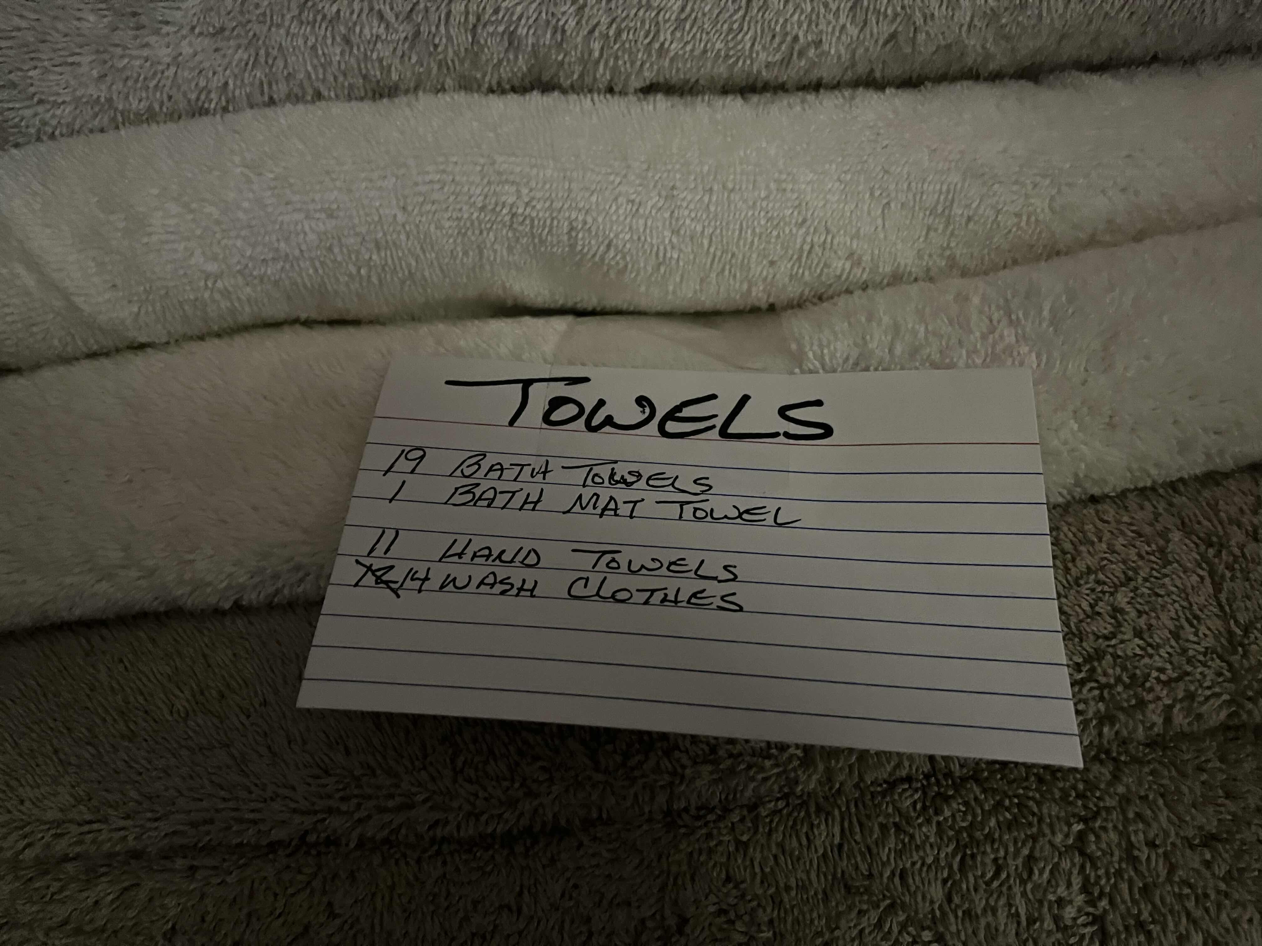 Photo 1 of CONTENTS OF CLOSET-BATH TOWELS HAND TOWELS & WASHCLOTHS