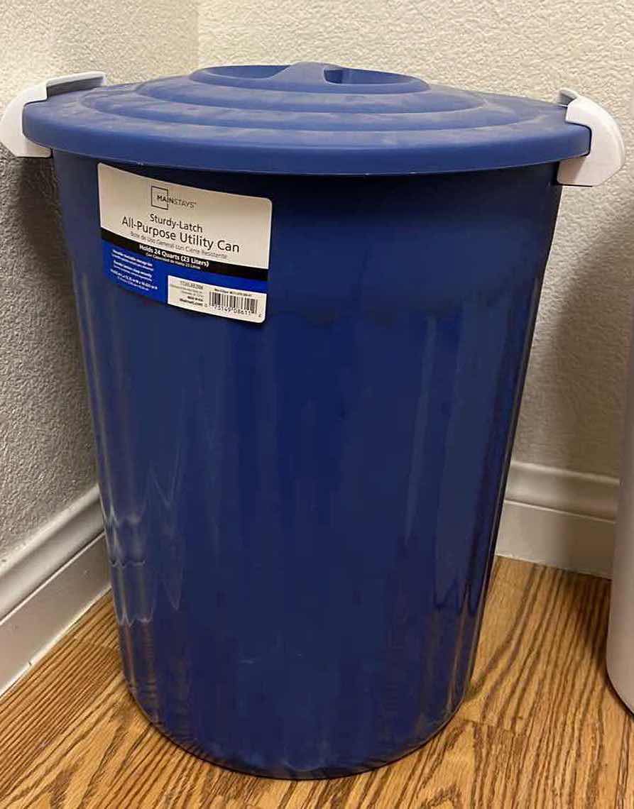 Photo 1 of LAUNDRY ROOM WASTE BINS (2) H19”