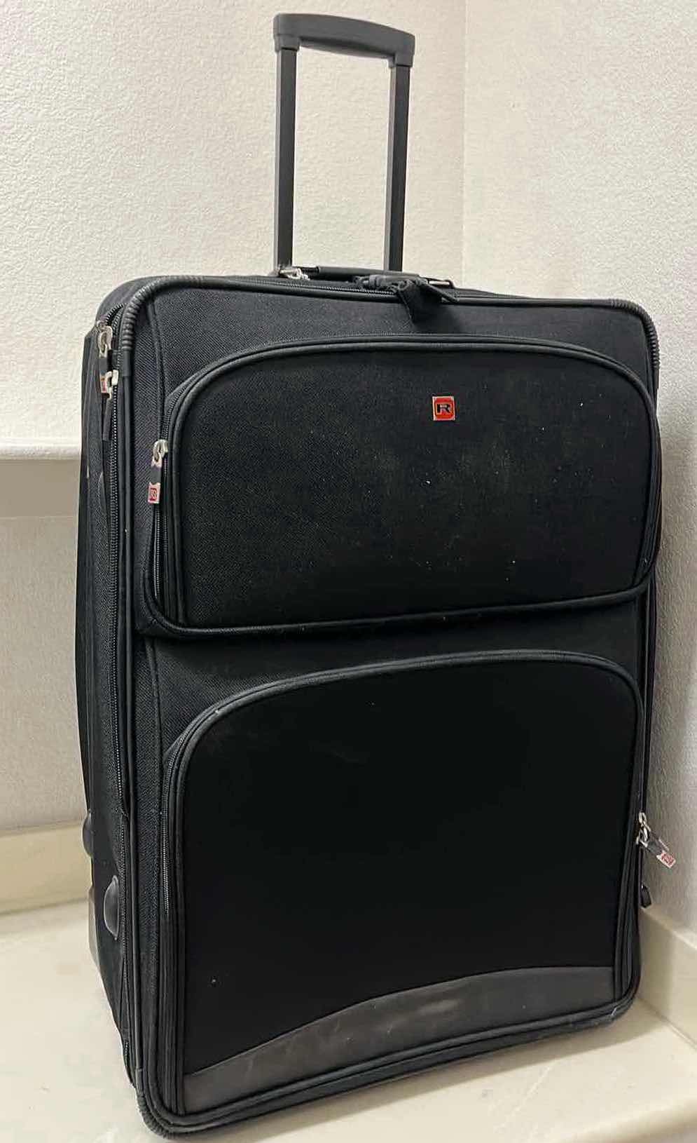 Photo 1 of BLACK ROLLING CHECK LUGGAGE BAG