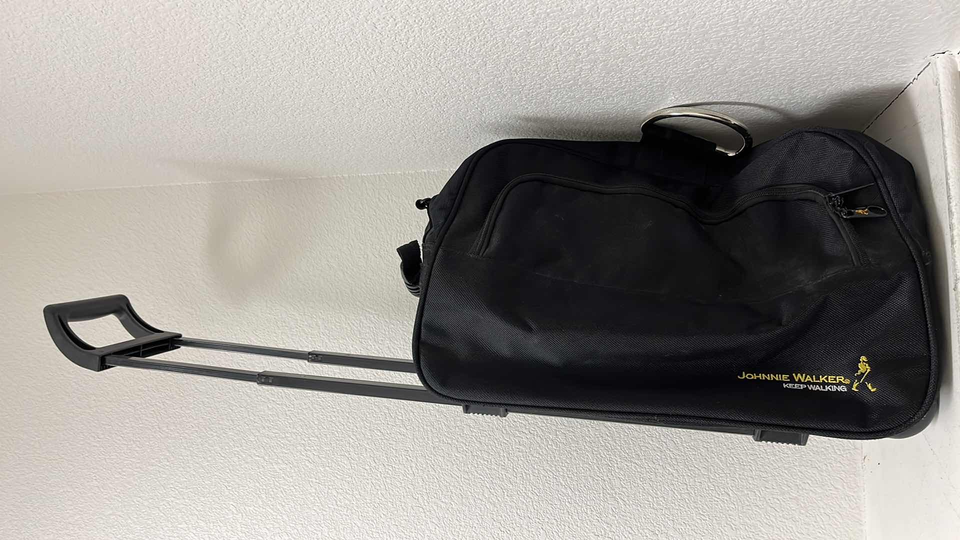 Photo 1 of JONNIE WALKER KEEP WALKING BLACK ROLLING CARRY ON DUFFLE BAG
