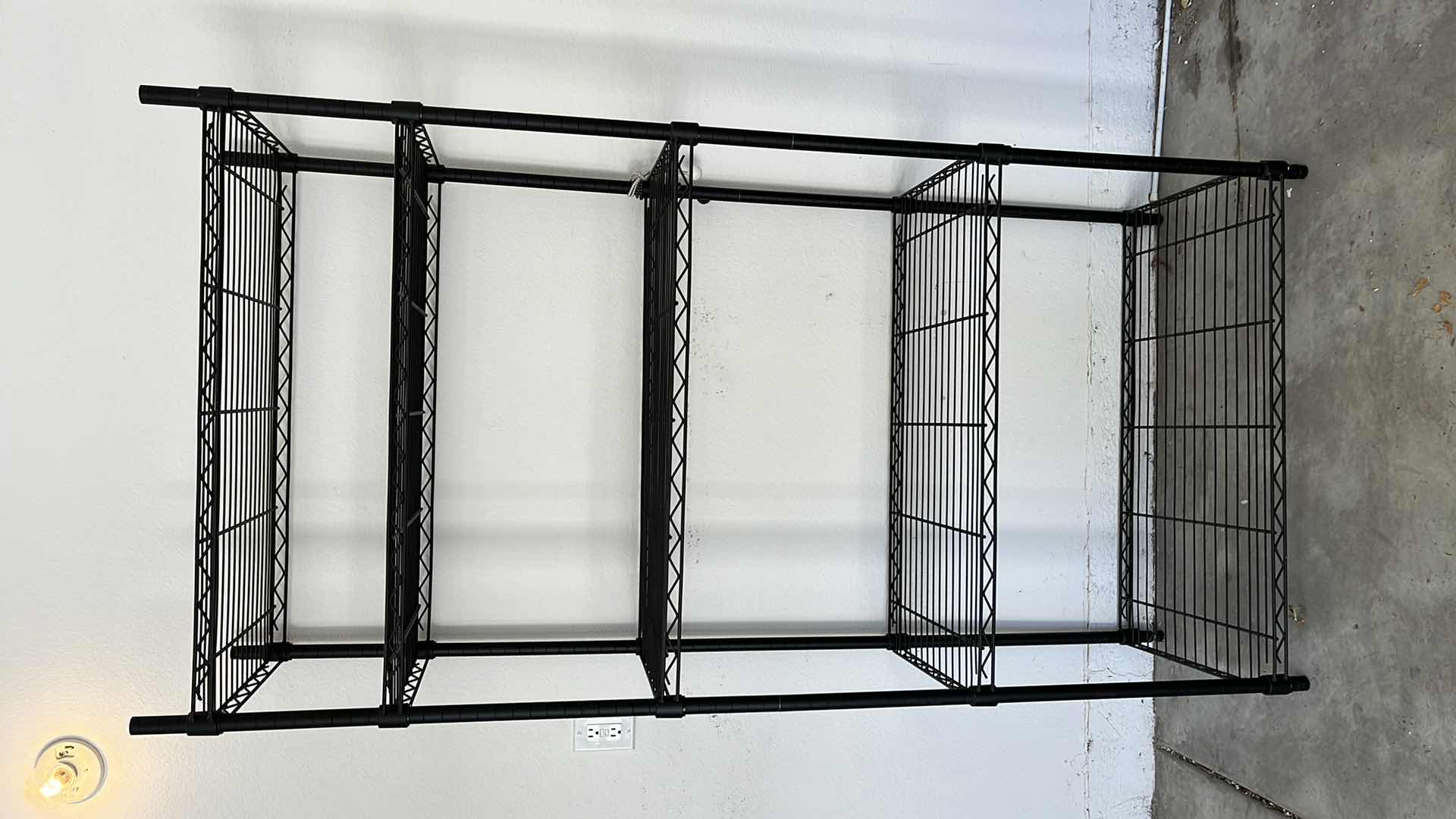 Photo 1 of BLACK COATED METAL METRO RACK 36” X 18” H72.5”