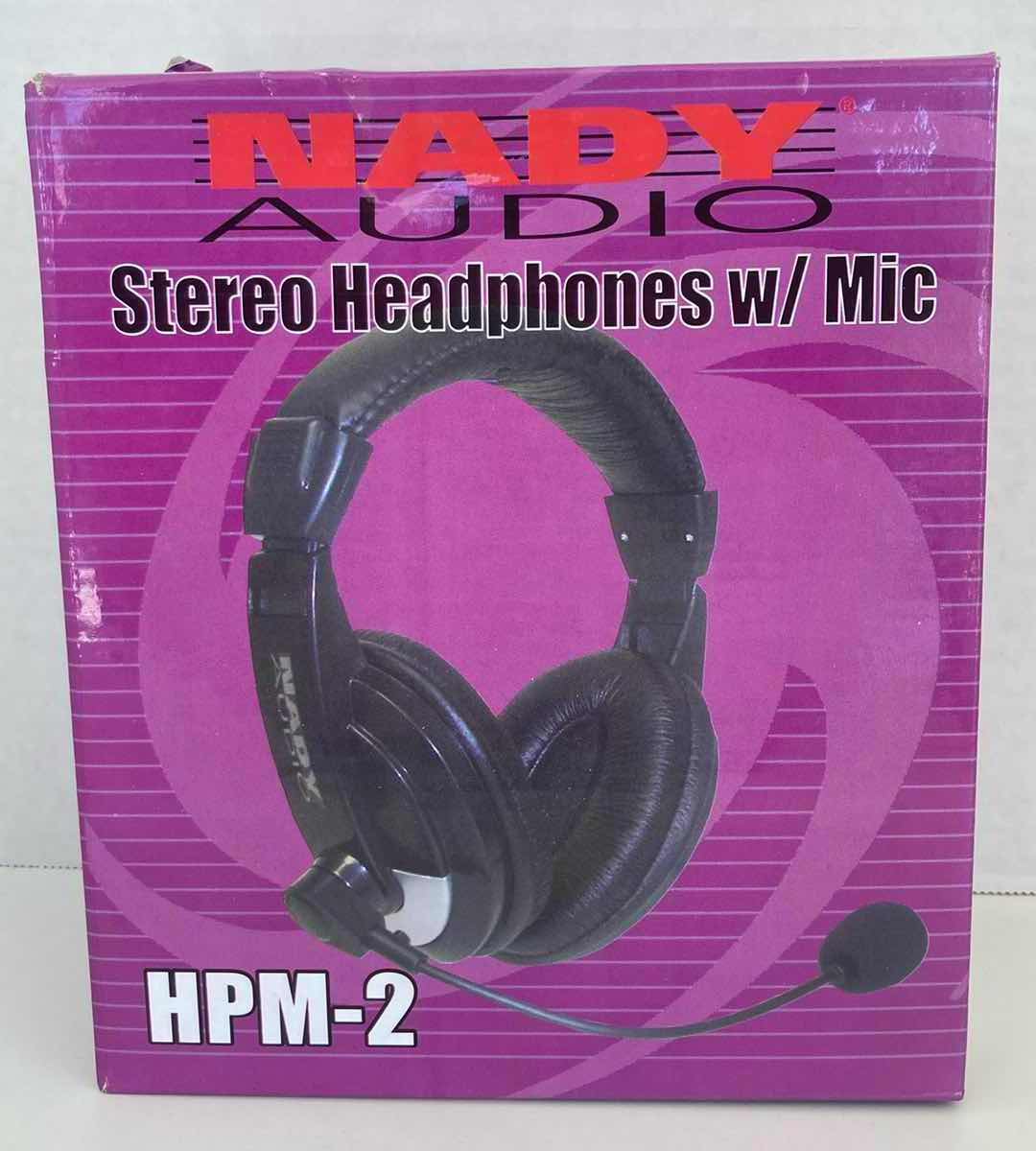 Photo 2 of NADY AUDIO STEREO HEADPHONES W MIC & MERKURY LCD FM TRANSMITTER FOR IPOD & MP3 PLAYERS