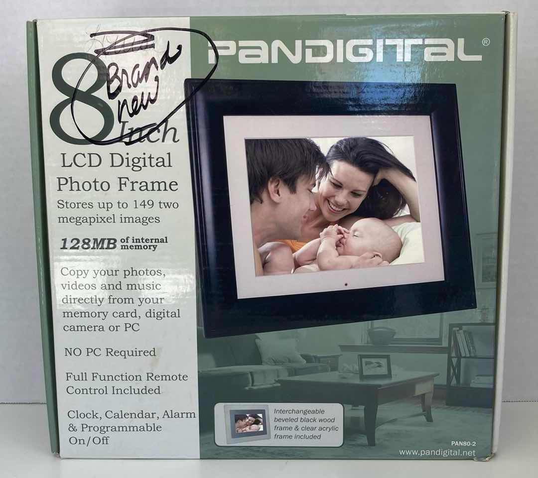 Photo 1 of PANDIGITAL 8” LCD DIGITAL PHOTO FRAME (128MB INTERNAL MEMORY)