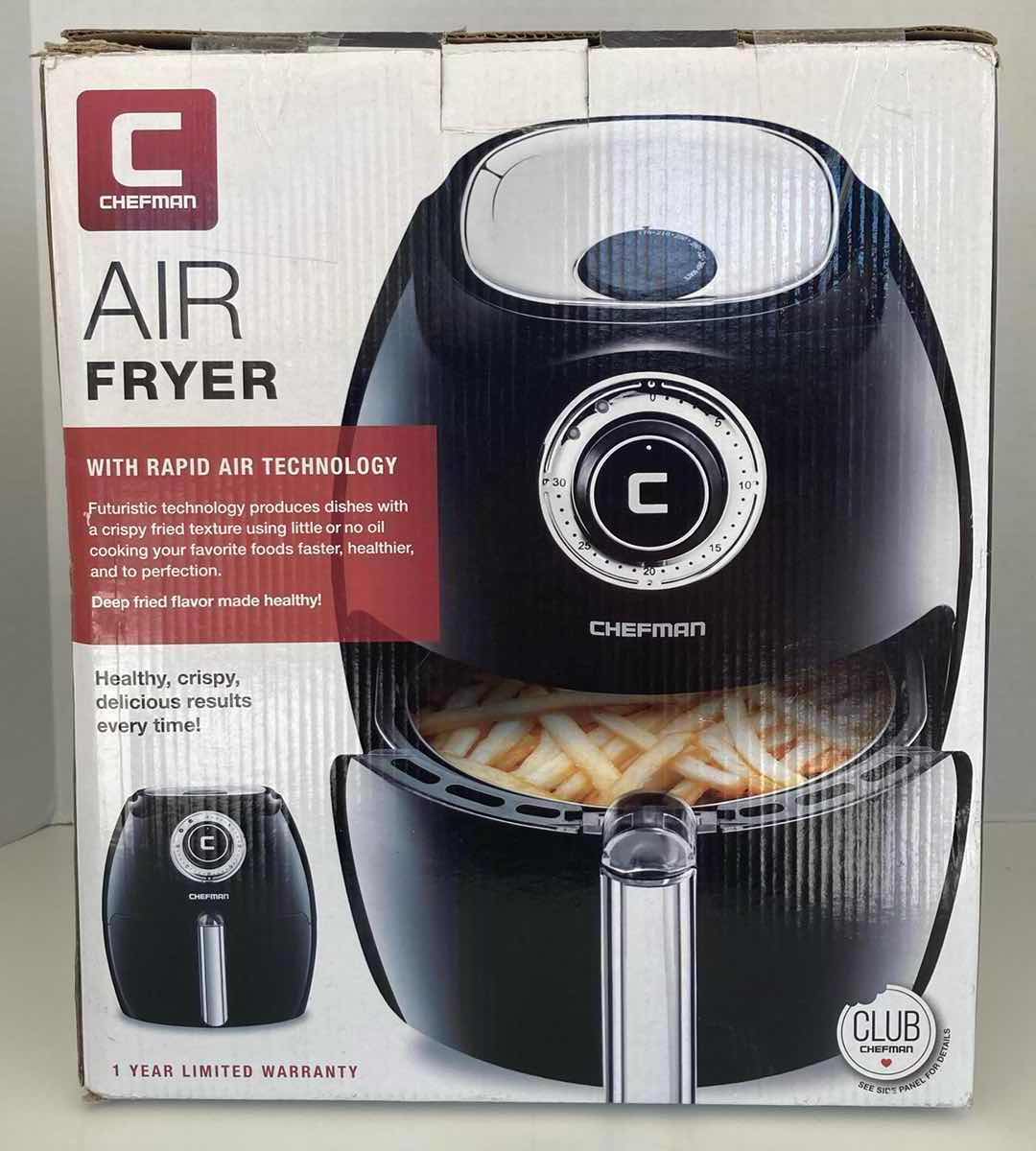 Photo 1 of CHEFMAN AIR FRYER W RAPID AIR TECHNOLOGY 2.6L