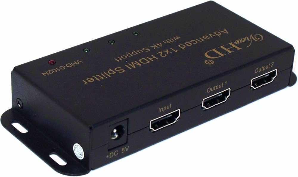 Photo 2 of VIEW HD ADVANCED 1X2 HDMI SPLITTER W 4K SUPPORT MODEL VHD-0102N