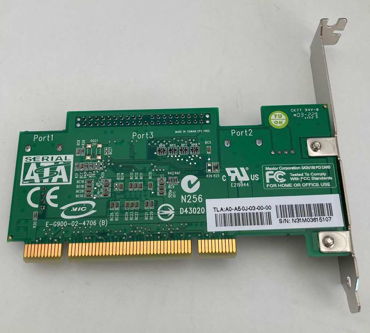 Photo 5 of PROMISE TECHNOLOGY MAXTOR SATA/150 PCI CONTROLLER CARD