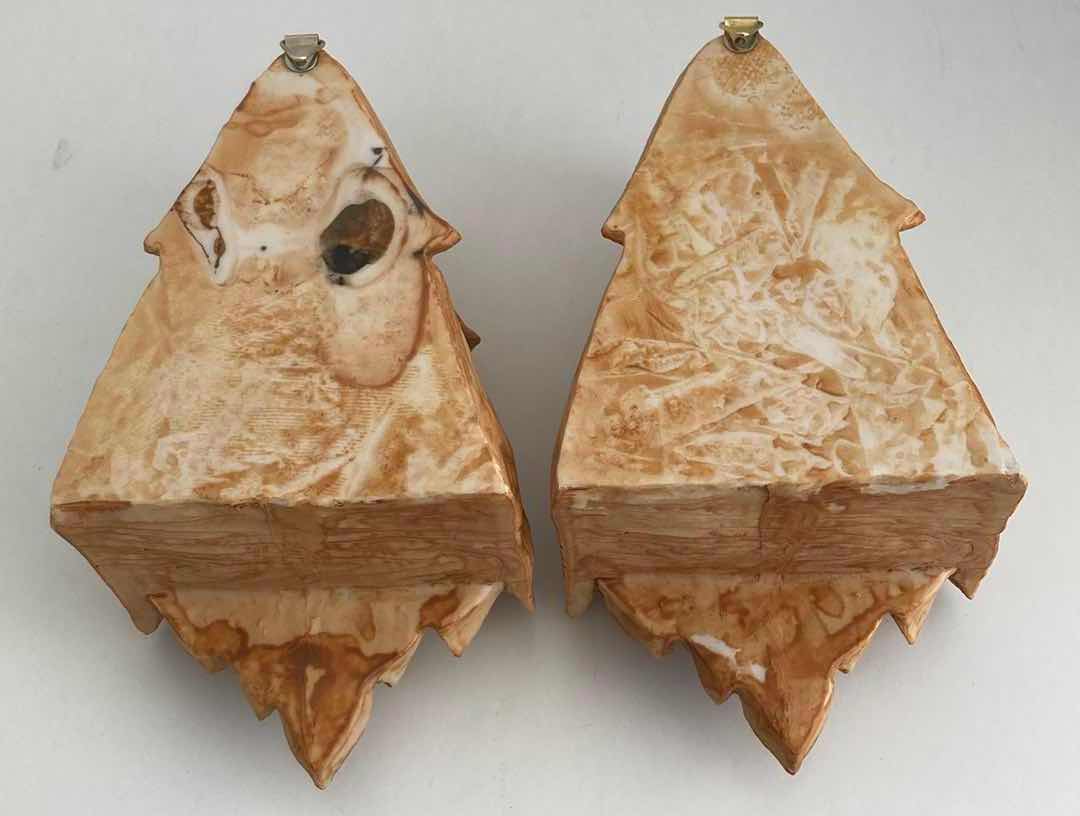 Photo 5 of RUSTIC OLD MAN RESIN HANGING  BIRDHOUSES (2) 4.75” X 3.75” H8.5”