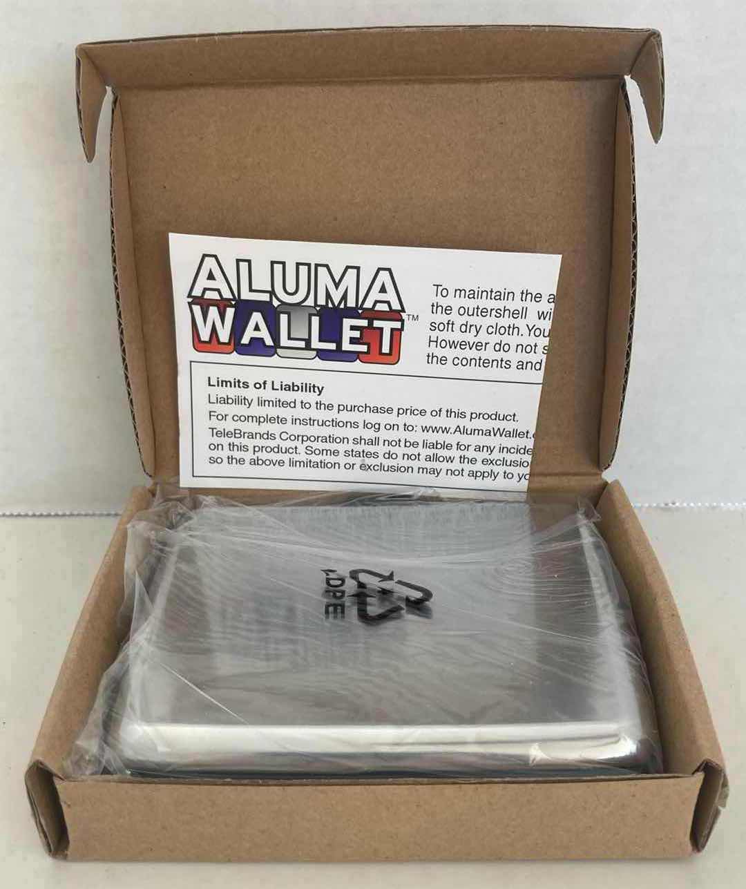 Photo 2 of ALUMA WALLET SILVER WATERPROOF ALUMINIUM HARD-CASE WALLET