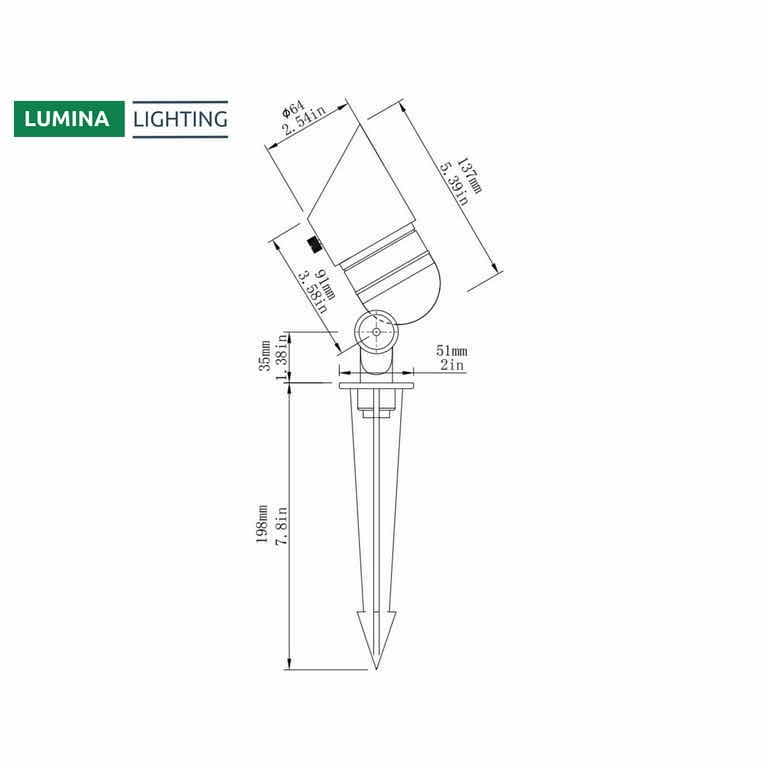 Photo 3 of LUMINA LIGHTNING DOSHINE 4W LANDSCAPE SPOTLIGHTS 3PK