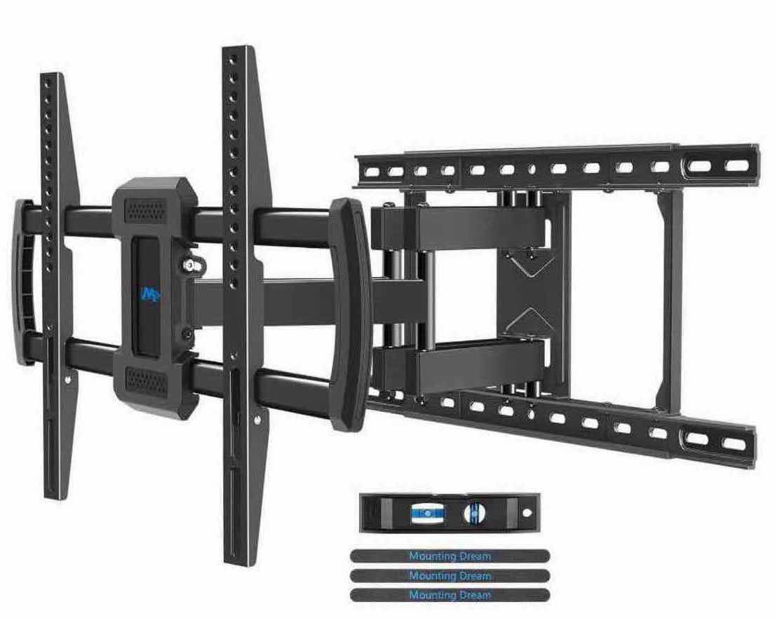 Photo 1 of MOUNTING DREAM FULL-MOTION TV WALL MOUNT, MOST 42”-70” TV W/100 LB WEIGHT LIMIT (MODEL MD2296)