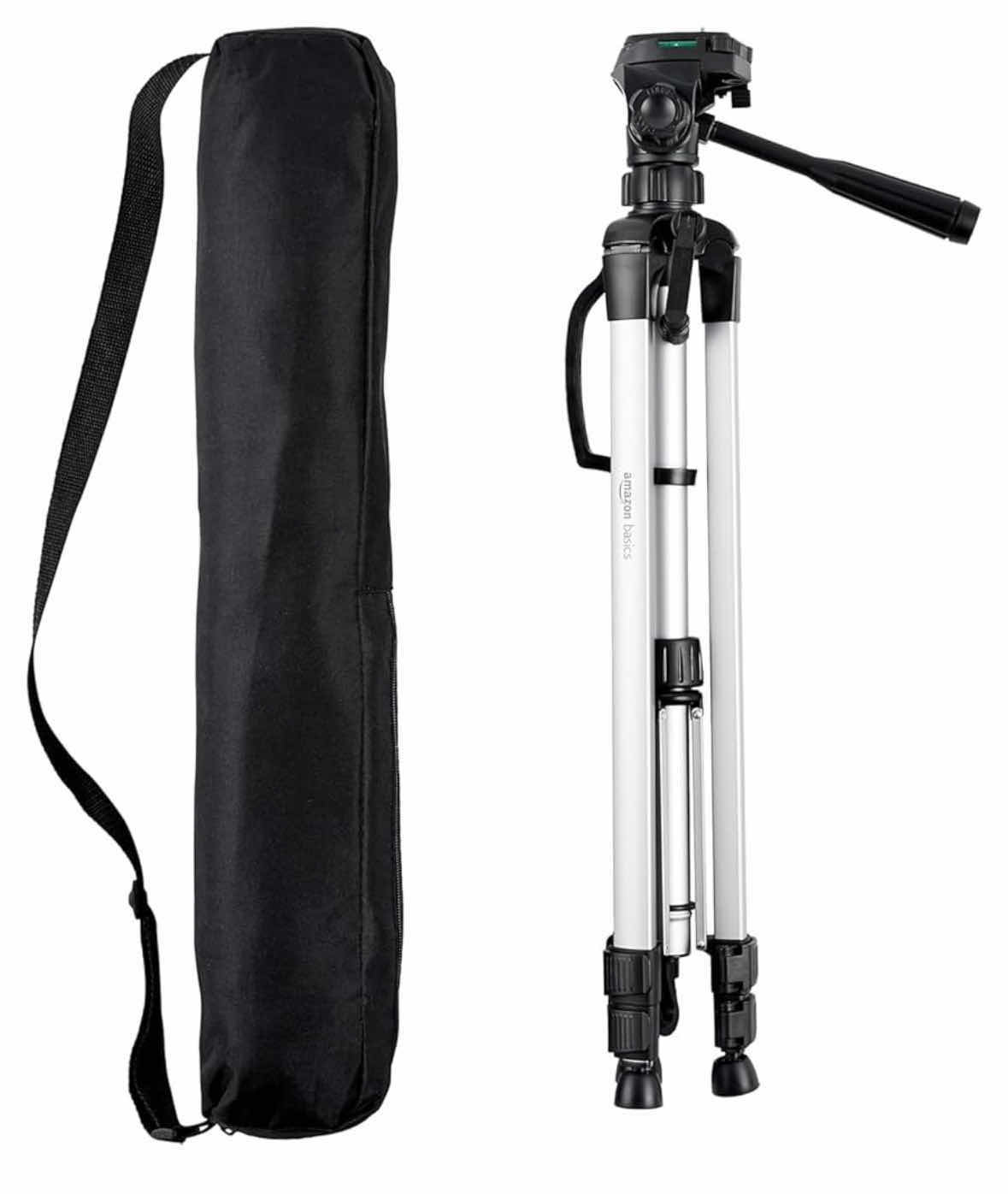 Photo 1 of AMAZON BASICS 60” LIGHTWEIGHT TRIPOD W BAG