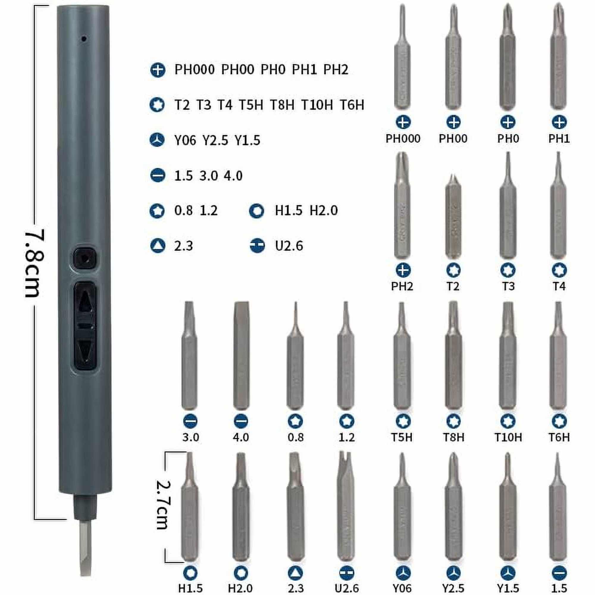 Photo 1 of PRECISION CORDLESS ELECTRIC SCREWDRIVER 28 PC SET  (MODEL ZH-DD01A