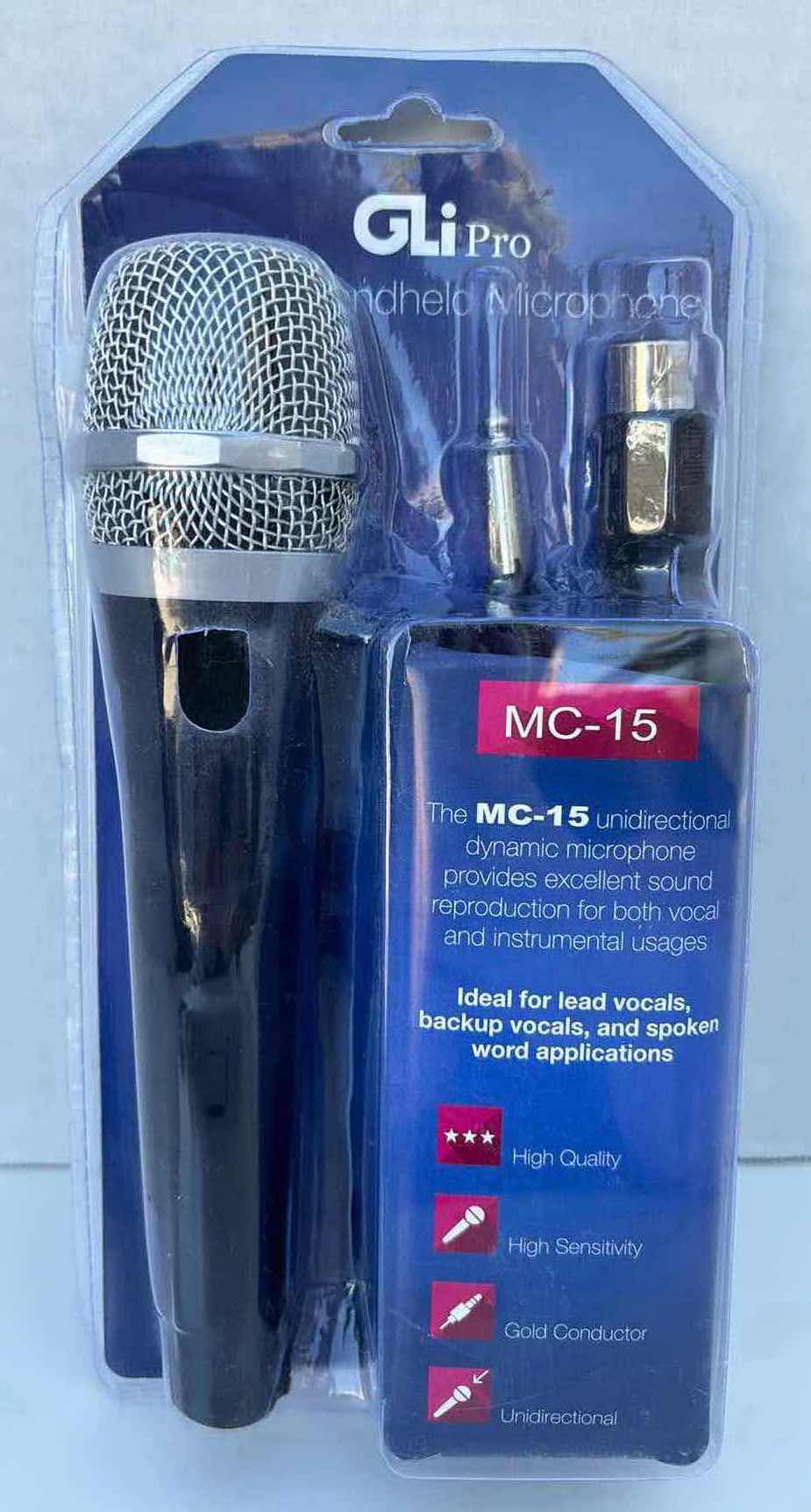 Photo 1 of GLI-PRO DYNAMIC HANDHELD MICROPHONE (MC-15)