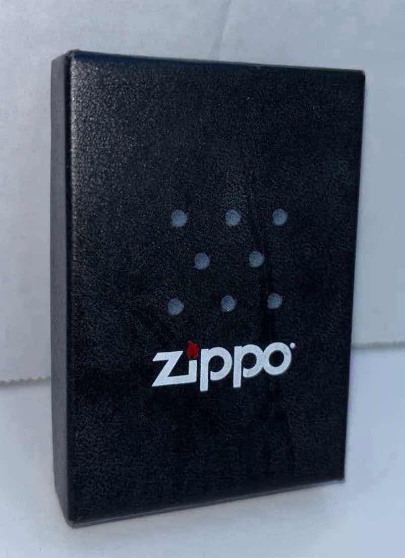 Photo 4 of ZIPPO SLIM BLACK MATTE BLU BUTANE LIGHTER