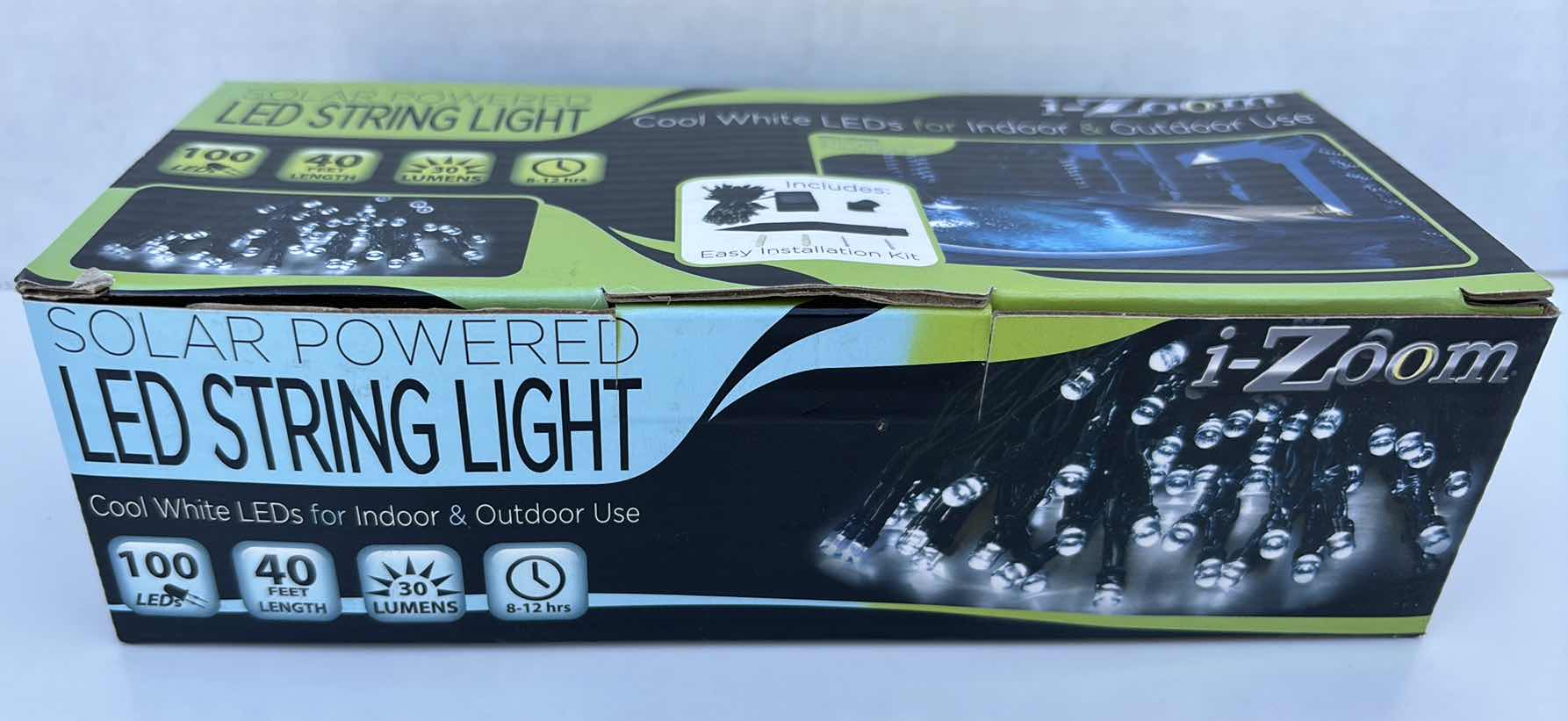 Photo 1 of NEW i-ZOOM SOLAR POWERED LED 40 FT INDOOR/OUTDOOR STRING LIGHT