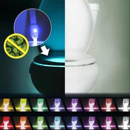 Photo 2 of NEW ILLUMIBOWL MOTION-ACTIVATED TOILET NIGHT LIGHT