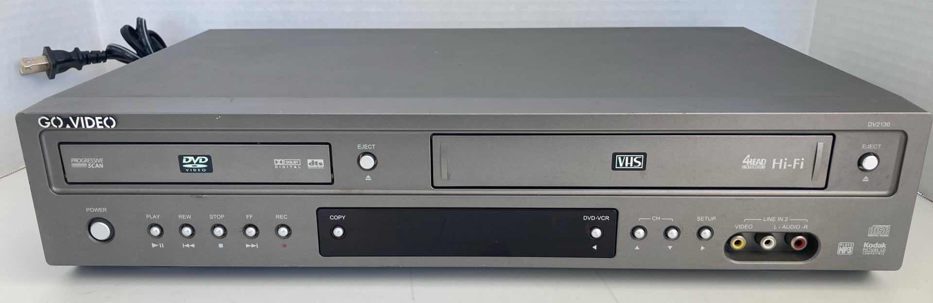 Photo 1 of GO.VIDEO DVD & VHS DUAL DECK VIDEO PLAYER MODEL DV2130