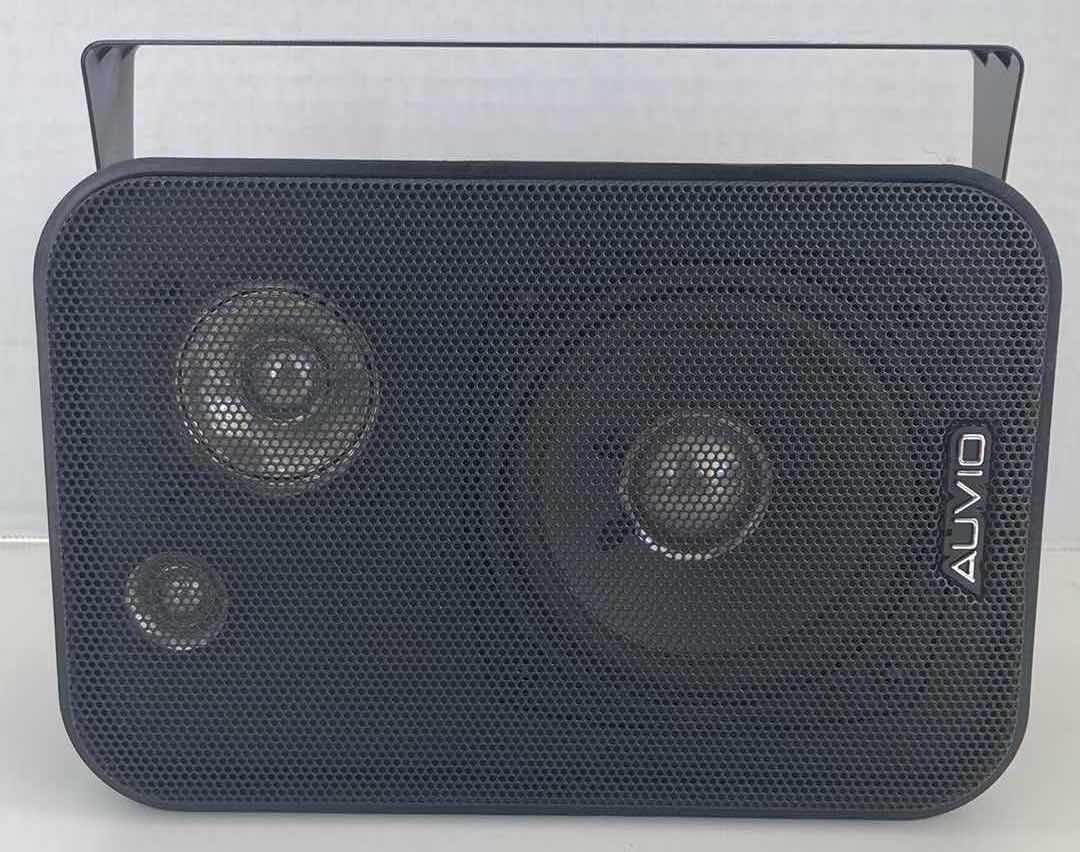 Photo 2 of AUVIO 3-WAY INDOOR/OUTDOOR BLACK SPEAKERS 4” X 8” (SET OF 4)