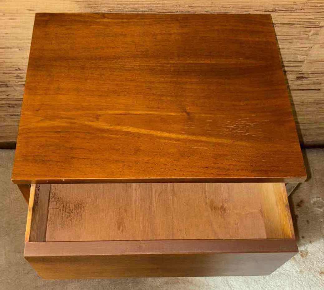 Photo 2 of MID CENTURY MODERN WALNUT WOODEN NIGHT STAND 14” X 18” H26”