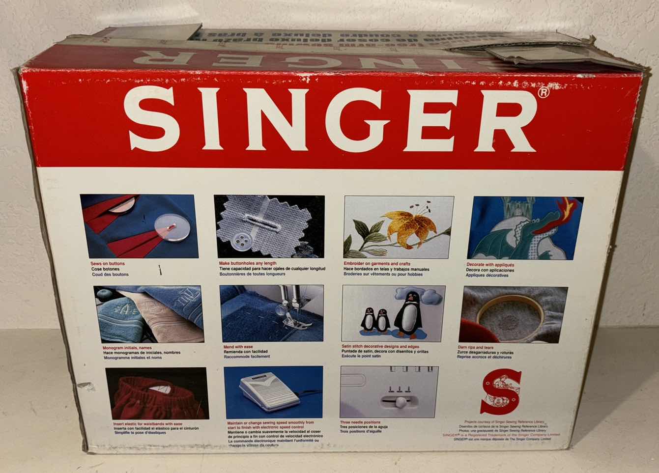 Photo 5 of SINGER DELUXE FREE-ARM 15 STITCH SEWING MACHINE (30215)