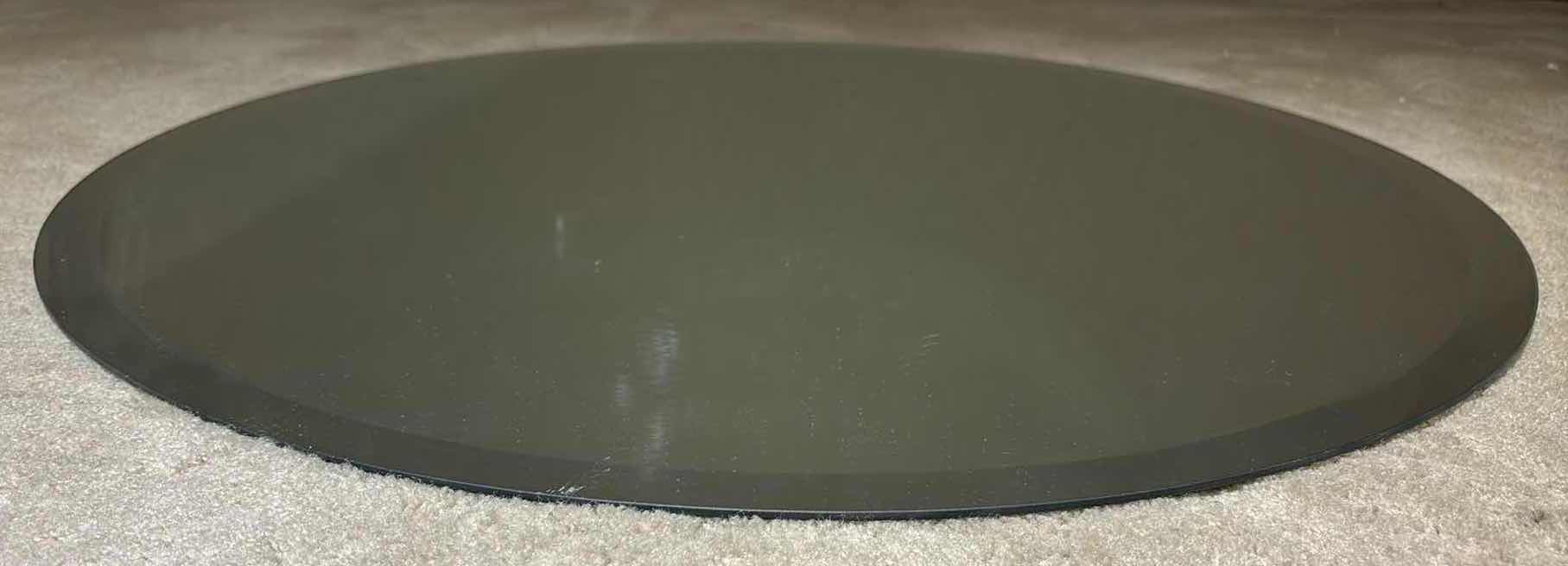 Photo 2 of 29” FRAMELESS ROUND BEVELED MIRROR