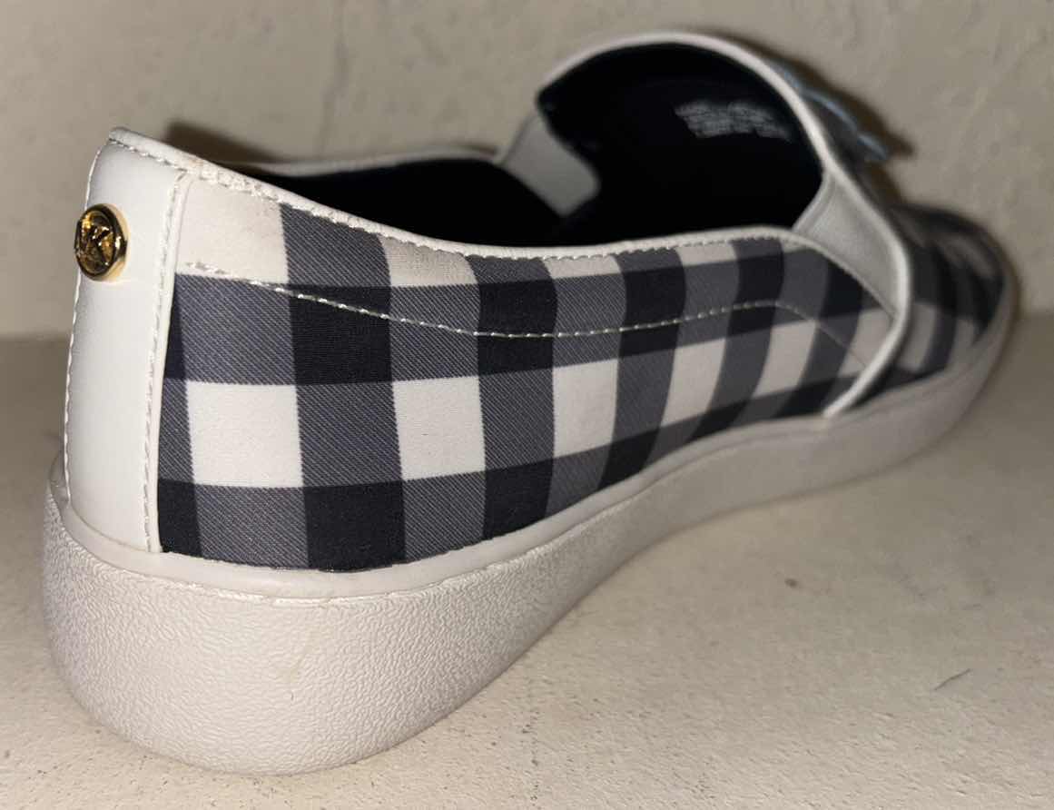 Photo 3 of MICHAEL KORS KEATON FLORAL GINGHAM SLIP-ON SNEAKERS (WOMENS 7.5)