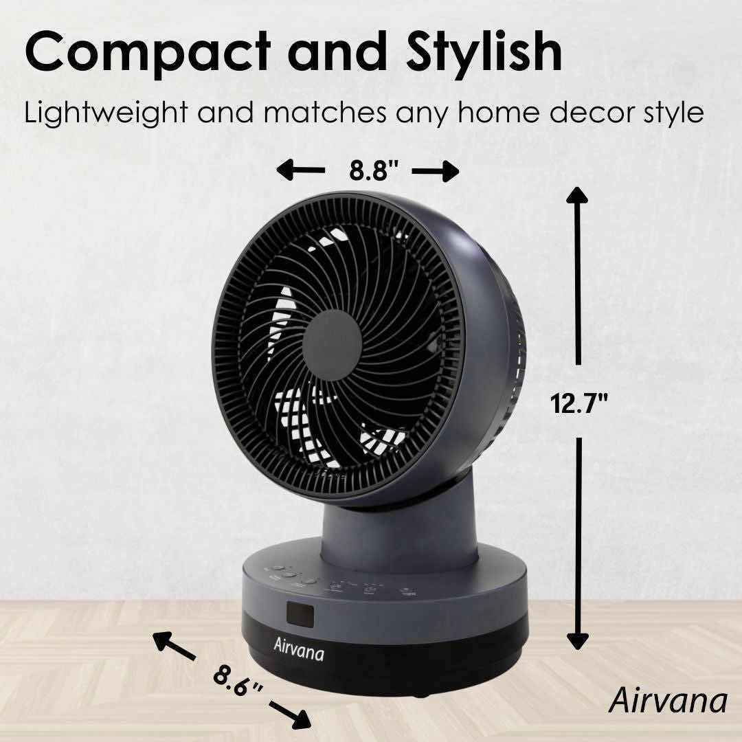 Photo 8 of AIRVANA 8.5” ORBITAL OSCILLATING POWER FAN (AV1200FAN)