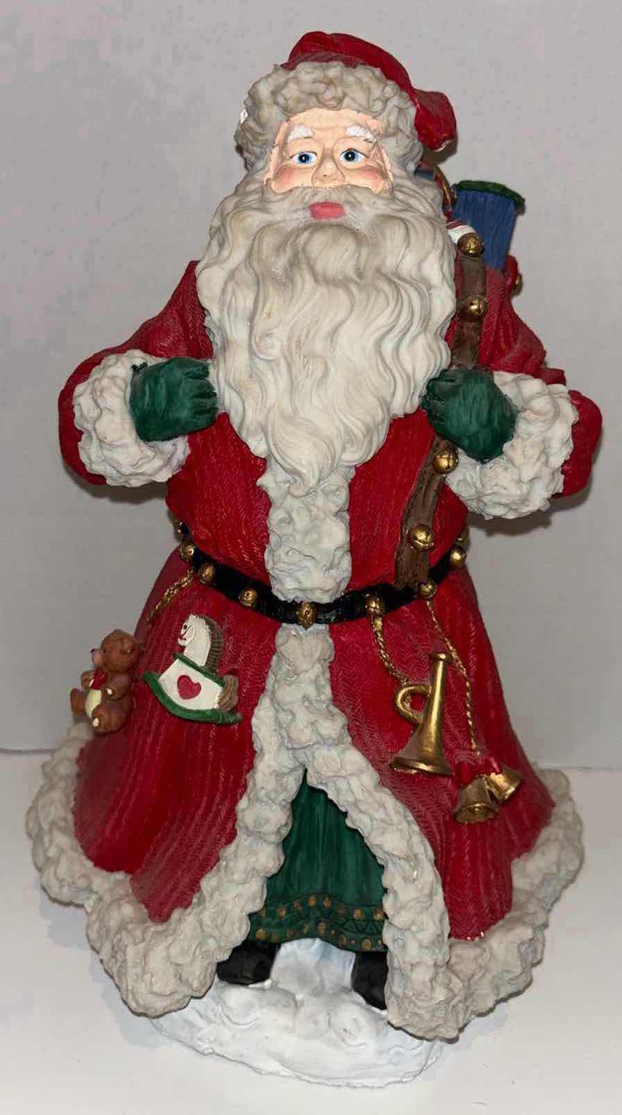 Photo 1 of 12.5” CERAMIC SANTA CLAUS CHRISTMAS DECOR FROM DILLARDS