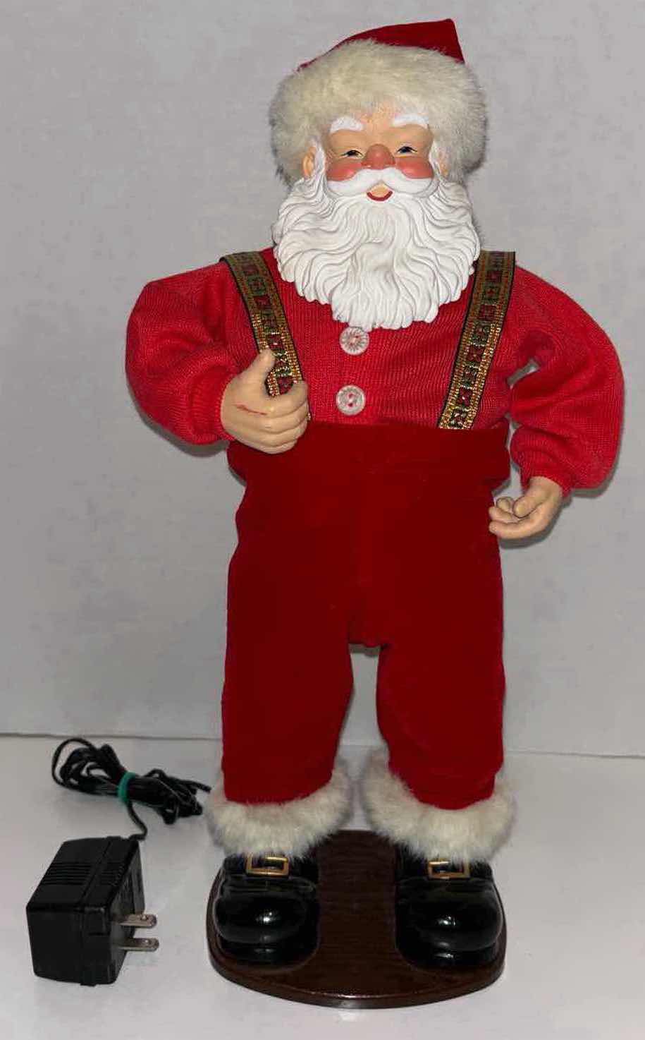 Photo 2 of 1998 CHRISTMAS FANTASY LTD. JINGLE BELL ROCK DANCING 16” SANTA